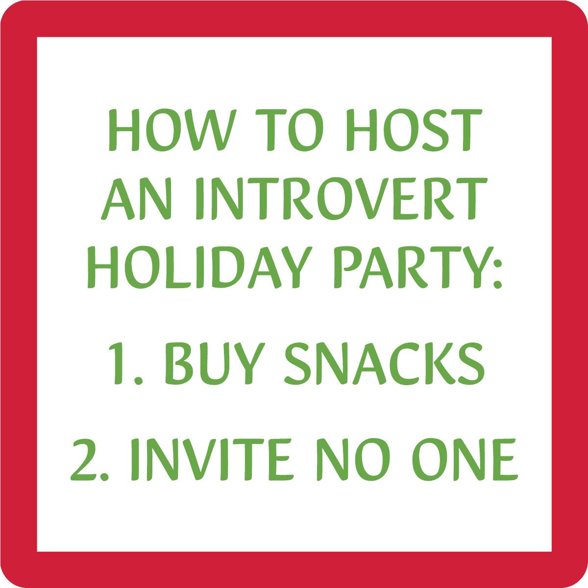 Funny Holiday Coasters