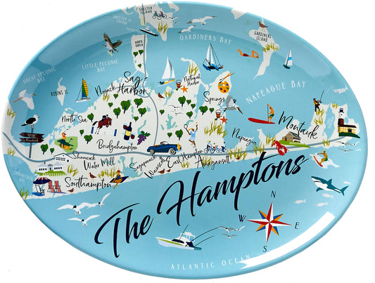 The Hamptons 16" Melamine Platter