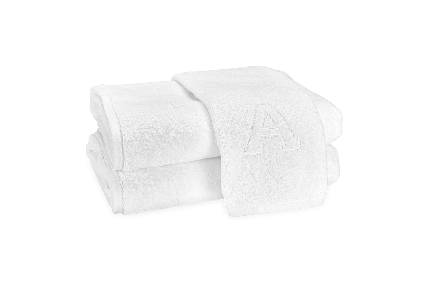 Auberge Monogram Letter Towels