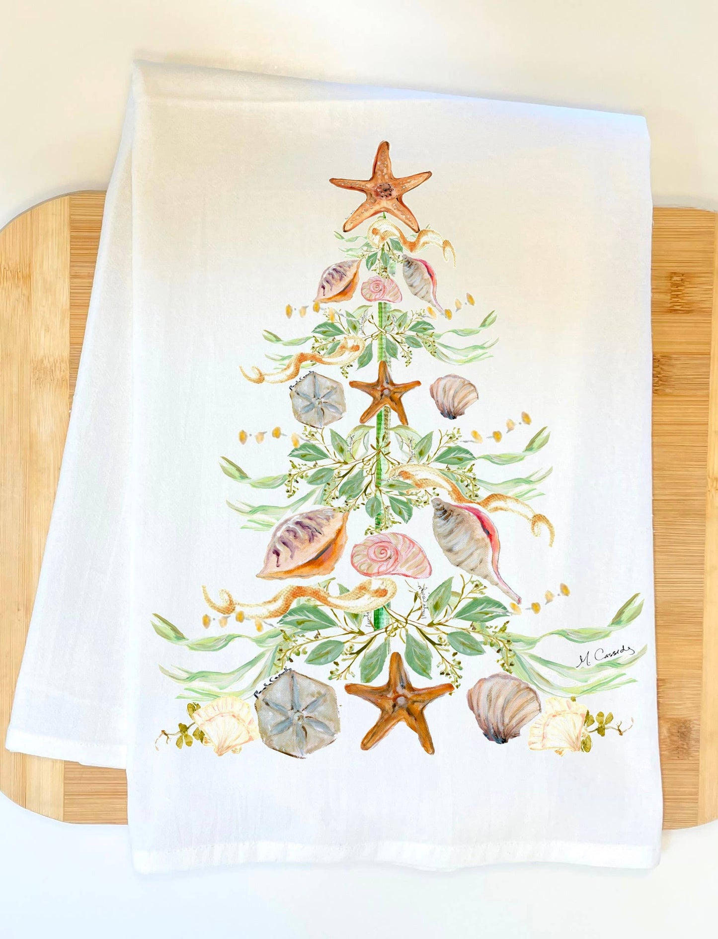 Shell Tree Kitchen Towel