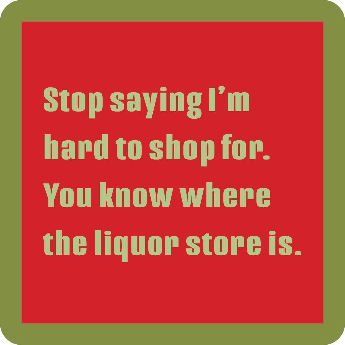 Funny Holiday Coasters