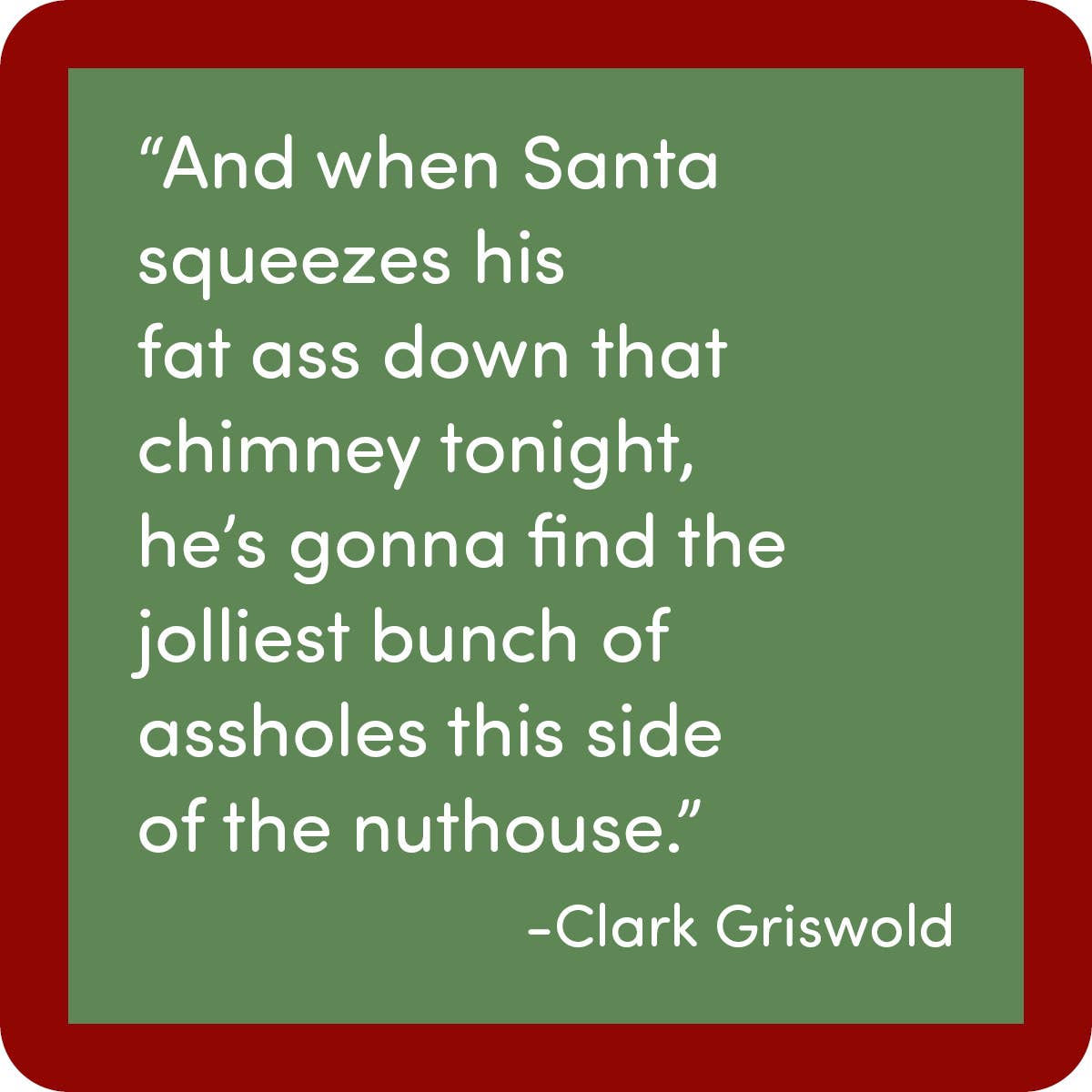 Funny Holiday Coasters