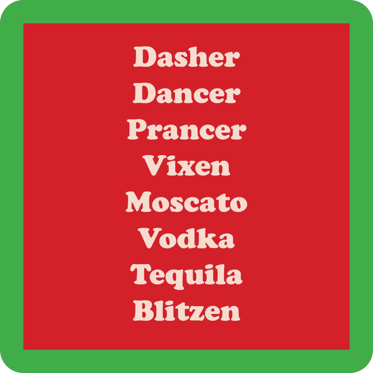 Funny Holiday Coasters