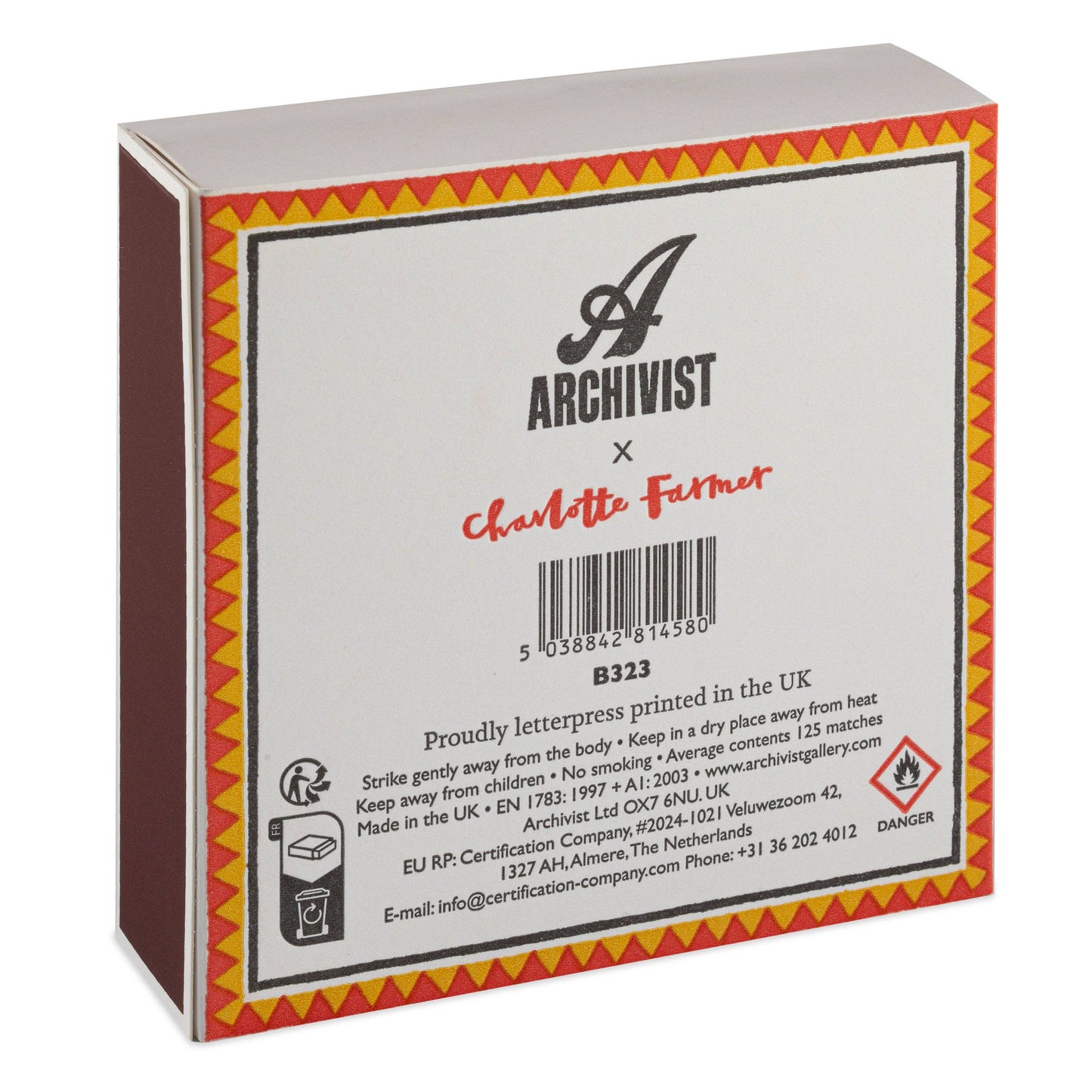 Farmer Elephant | Square - Safety Matches