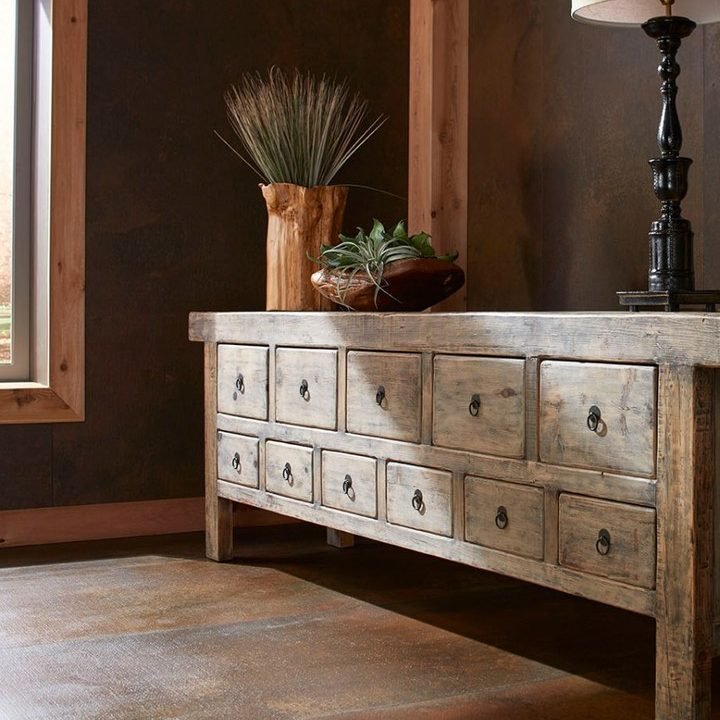 Old Pine Drawer Bank