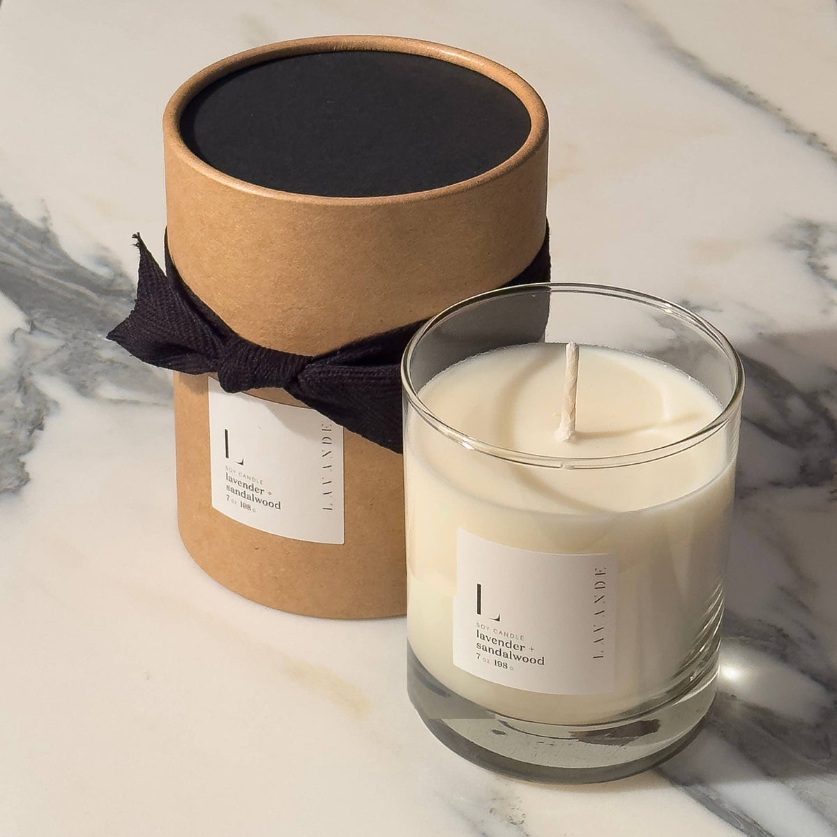 Candle - Lavender/Sandalwood Soy Candle 7oz