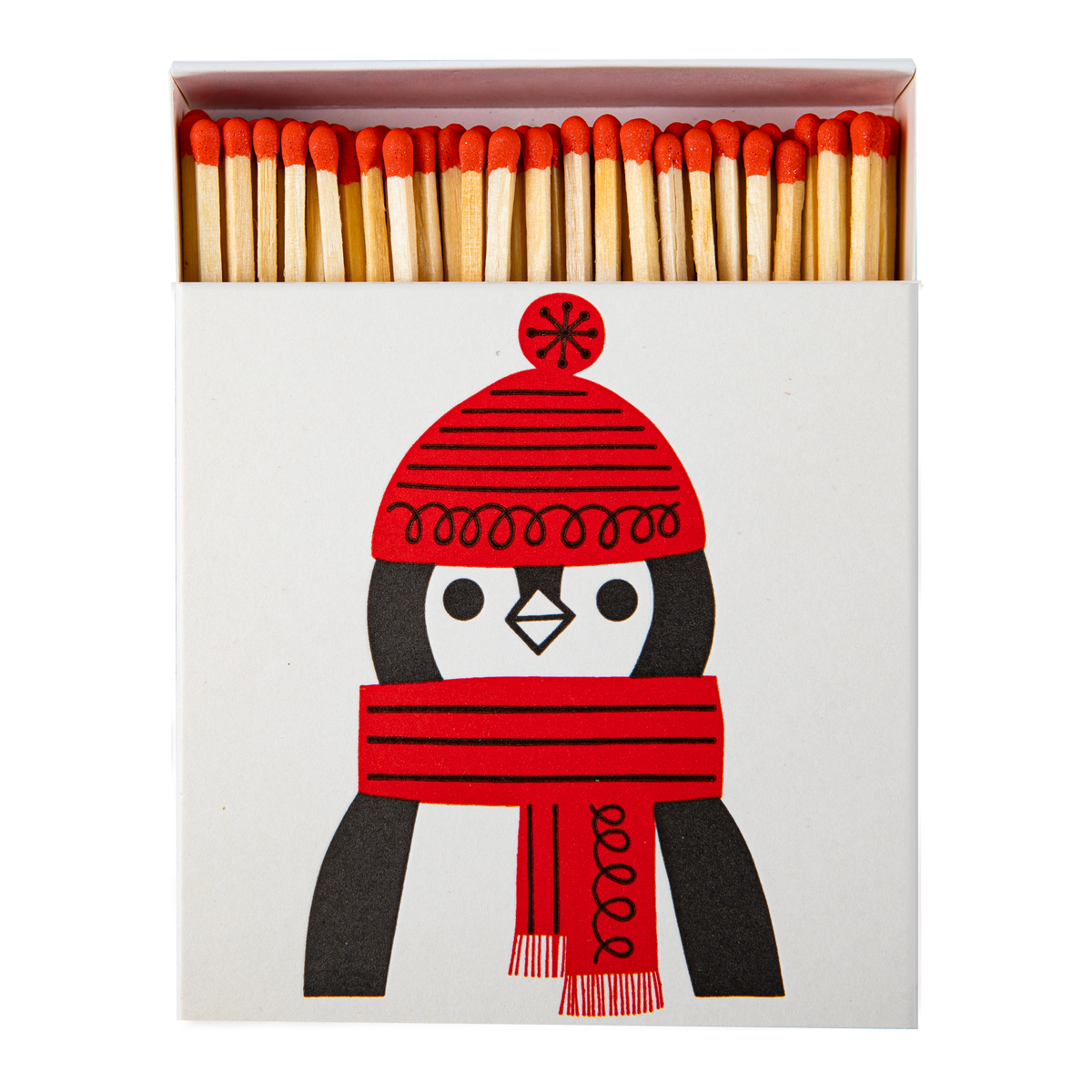 Winter Penguin | Square - Safety Matches 🎄