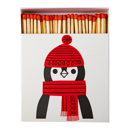 Winter Penguin | Square - Safety Matches 🎄
