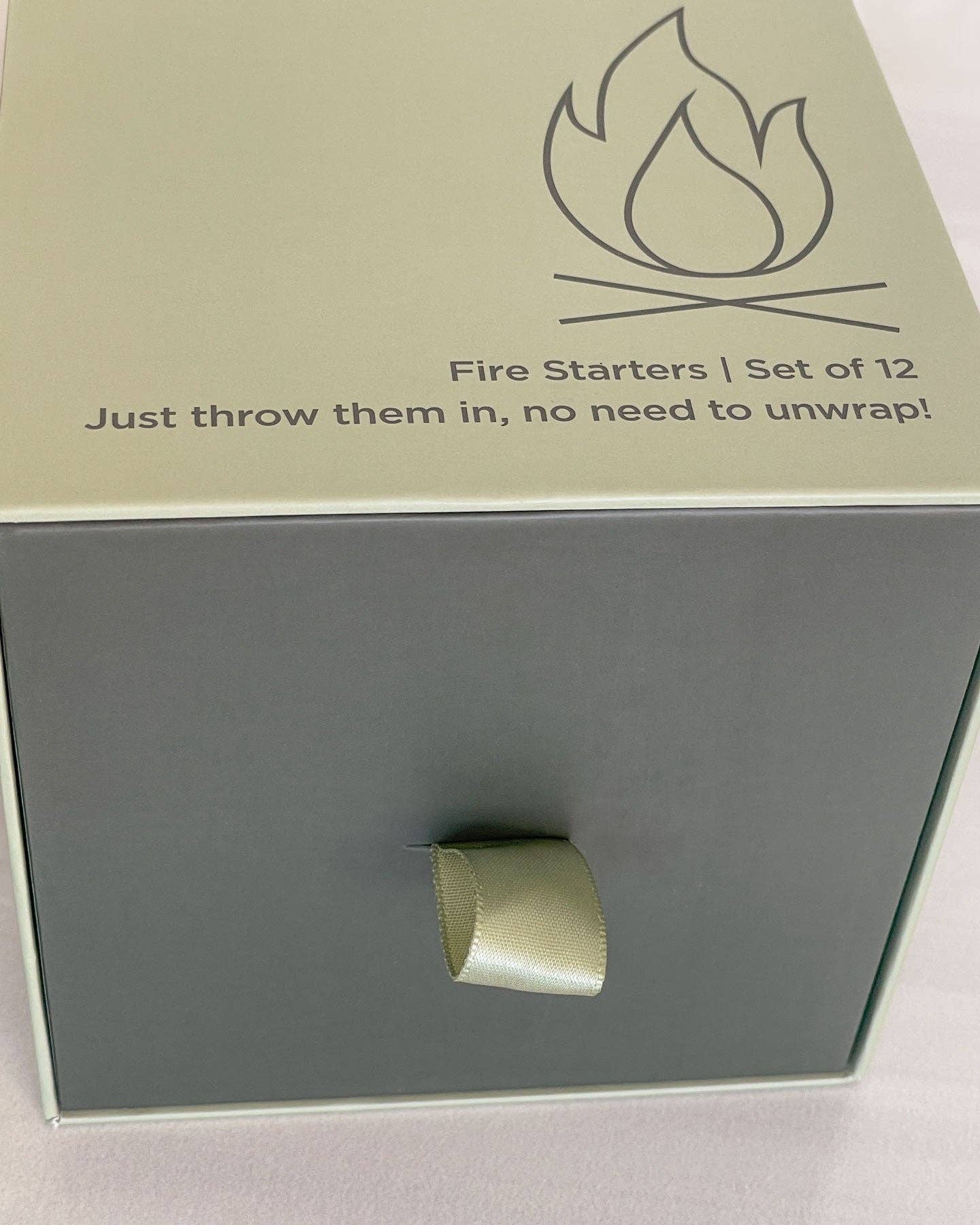 Z Wraps 12ct Fire Starter Gift Box: Terracotta
