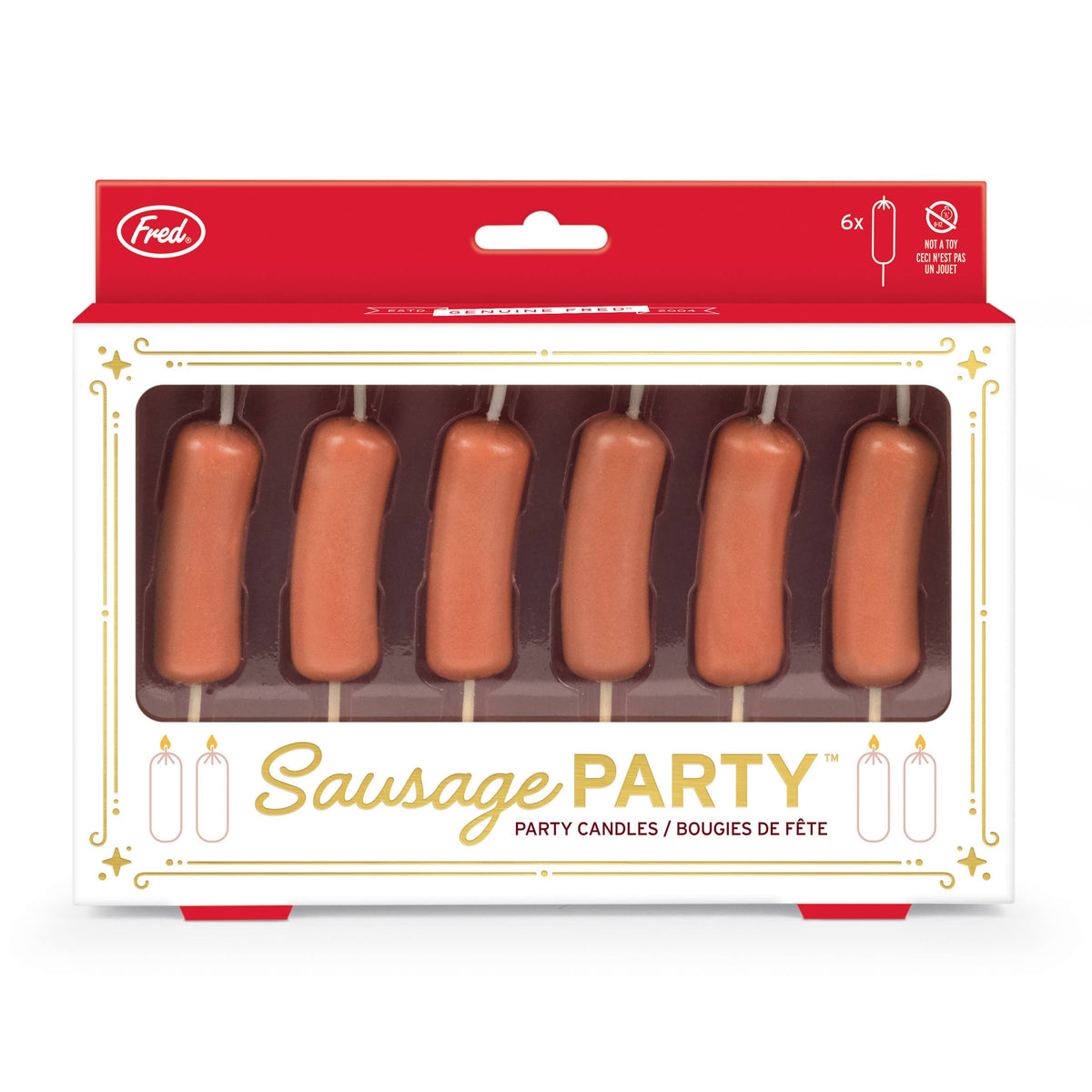 SAUSAGE PARTY Candles - Set of 6