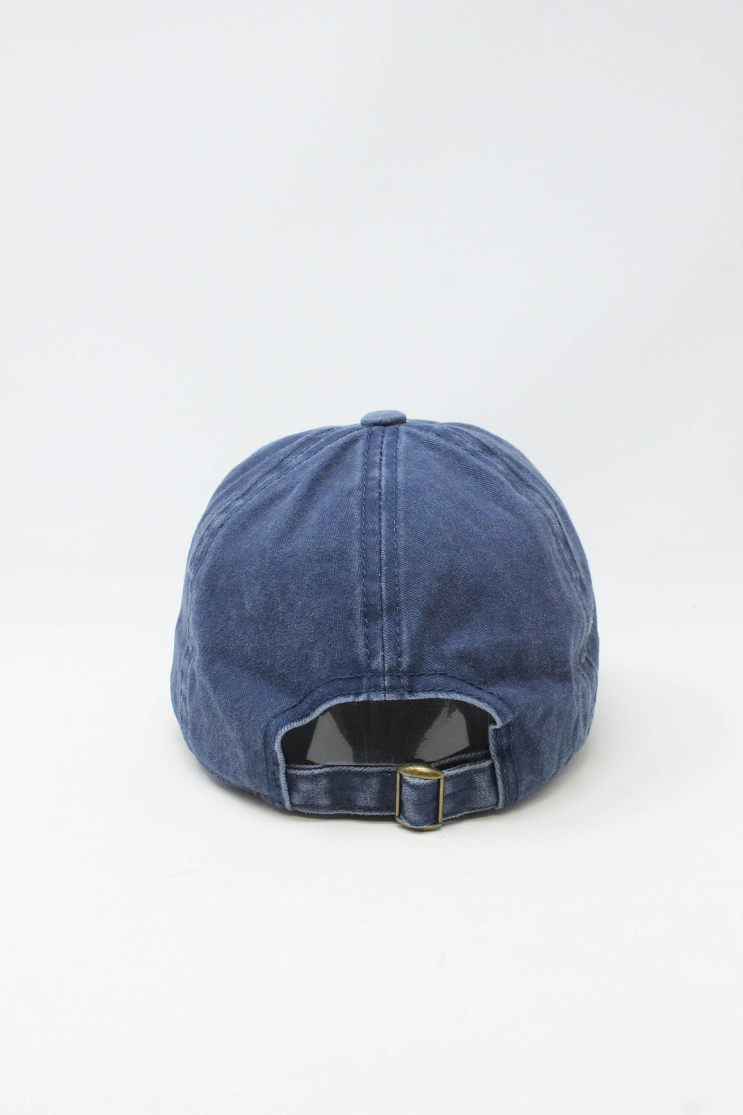 Waves Embroidered Washed Baseball Cap