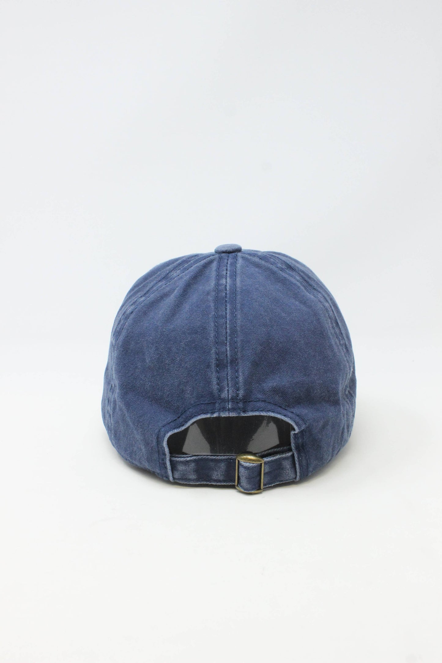 Waves Embroidered Washed Baseball Cap