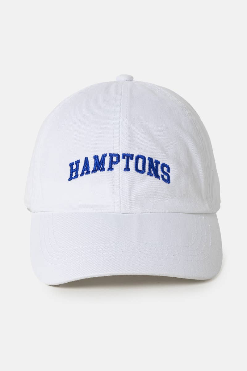 Hamptons Embroidery Hat