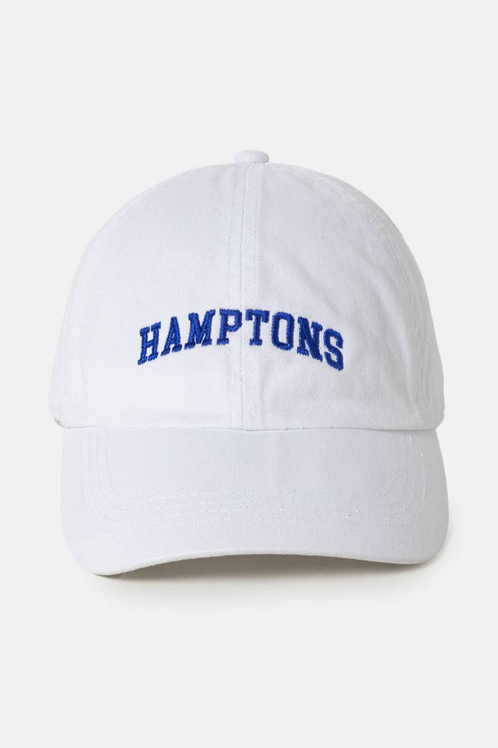 Hamptons Embroidery Hat