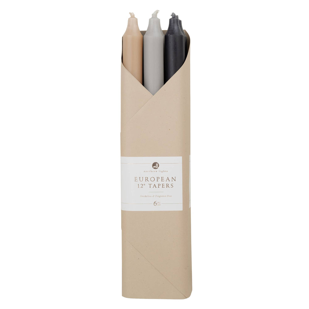 12" Taper Combo Candle Gift Set: Mistletoe