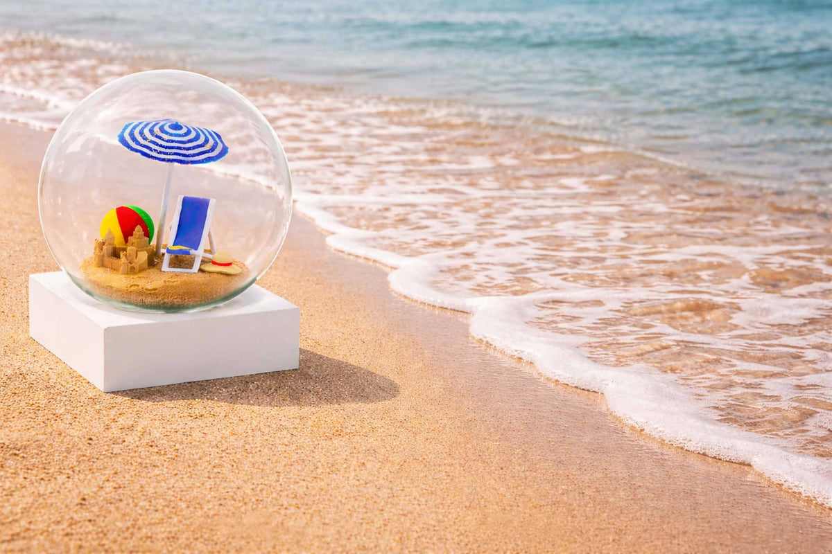 Beach Snow Globe