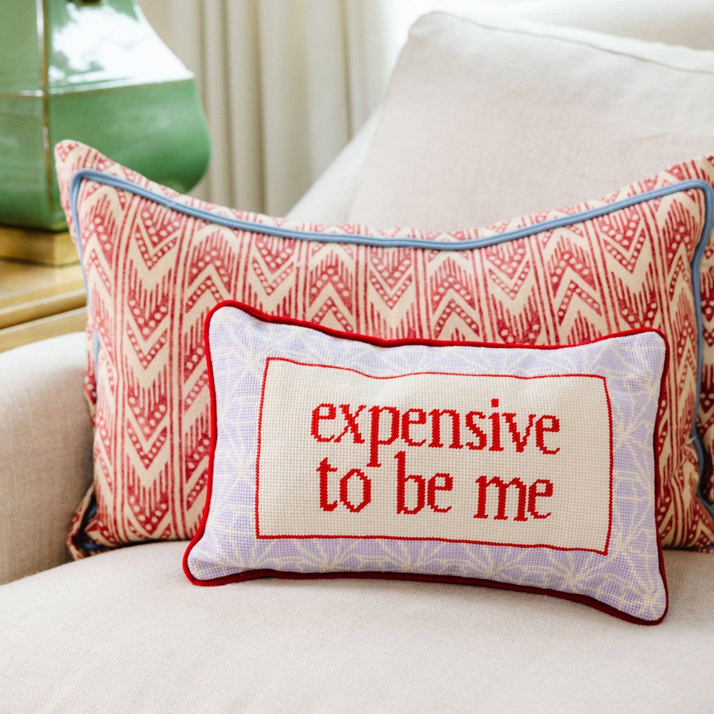 Expensive Needlepoint Pillow