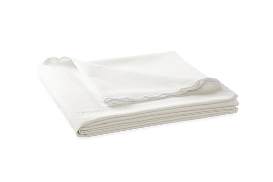 Diamond Pique Coverlet and Sham