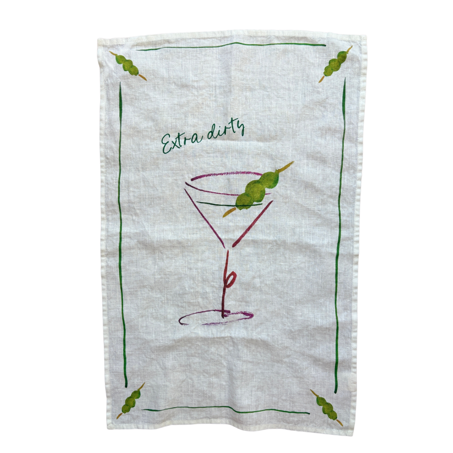 Extra Dirty - Martini Teatowel