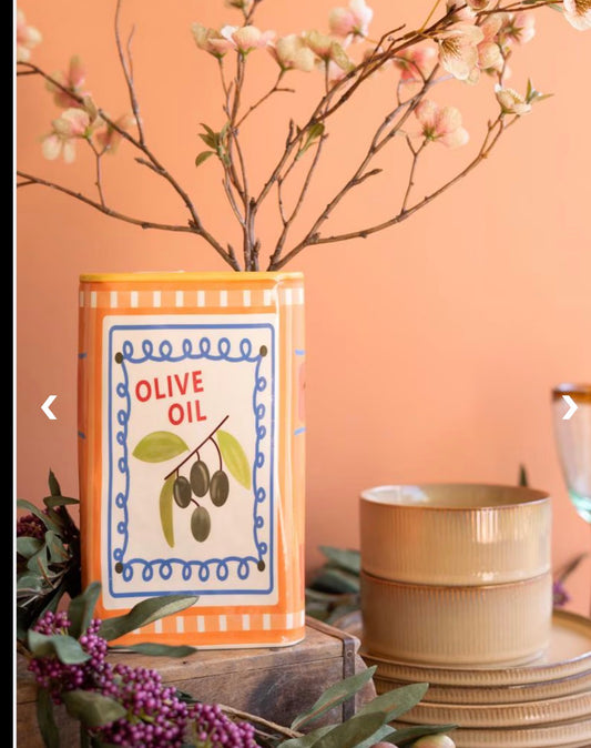 Ceramic Olive Oil Vase