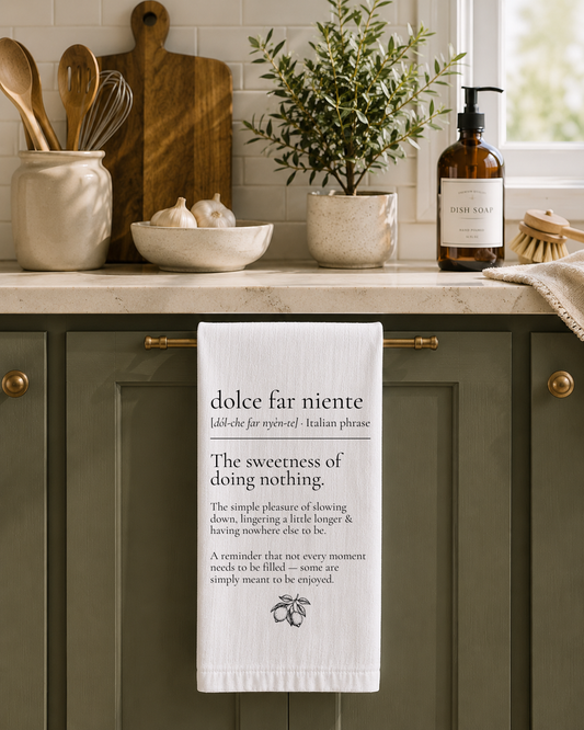 Dolce Far Niente Italian Tea Towel