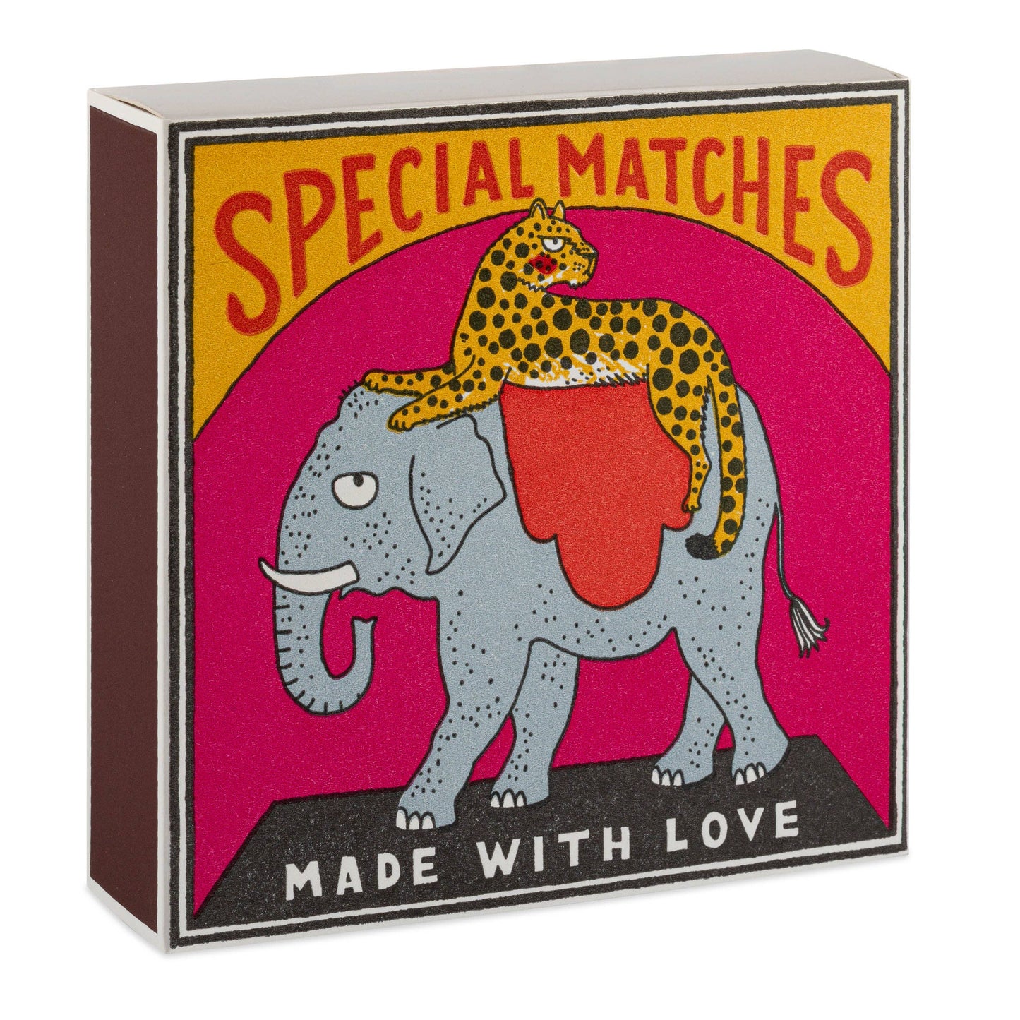 Farmer Elephant | Square - Safety Matches