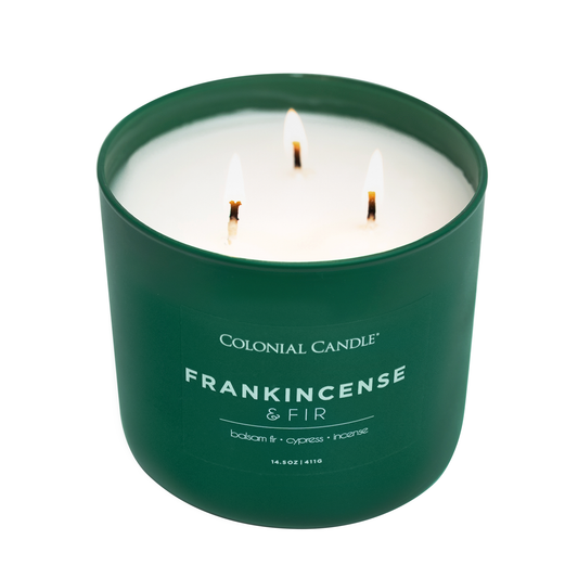 Frankincense & Fir Scented Jar Candle, Soy Blend Wax, 14.5oz