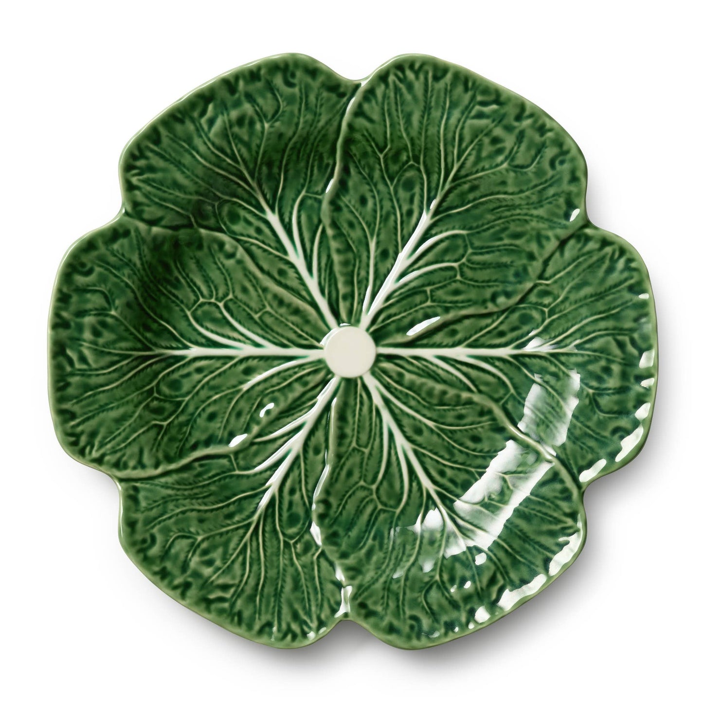 Le Jardin Cabbage Round Platter 13in
