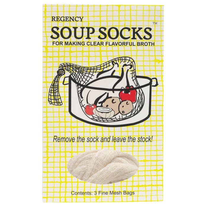 Regency Soup Socks – Set of 3 Reusable Stock & Broth Bags