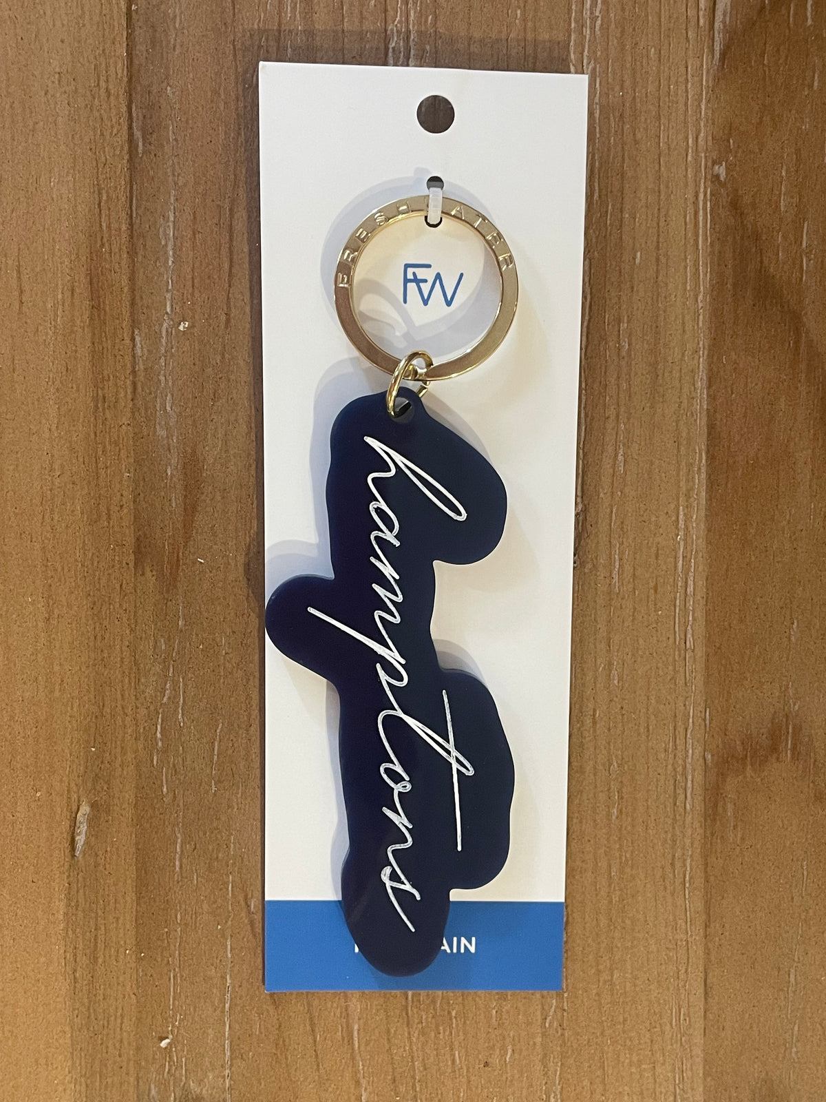 Keychain Cursive Hamptons cursive keychain – Hildreth's