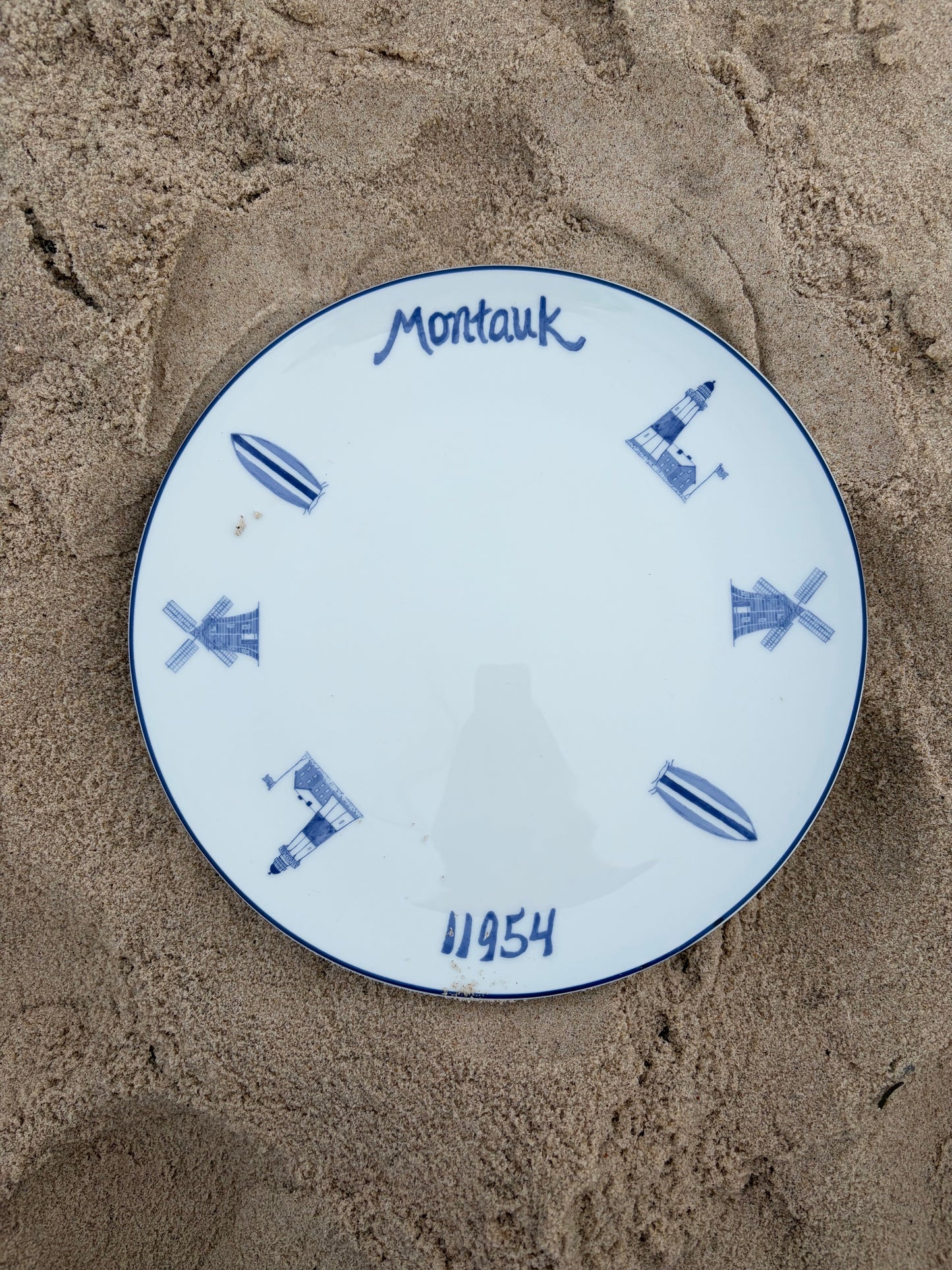 Montauk Porcelain Dinner Plate