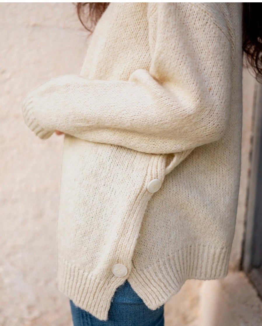 Button Side Sweater