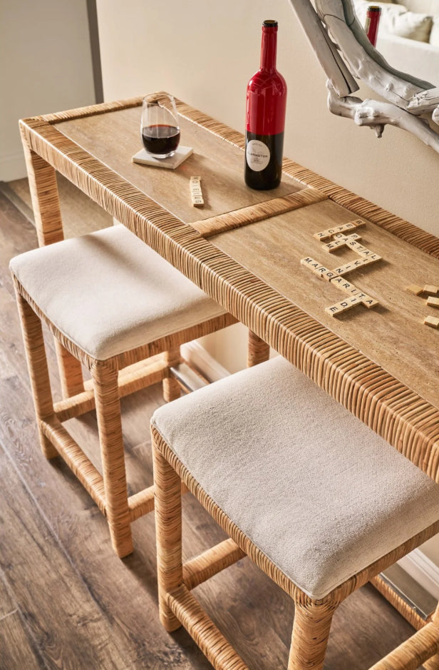 Sandbar Console with Stools