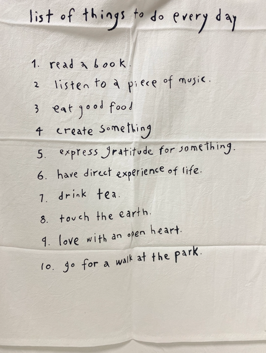 To-Do List Tea Towel