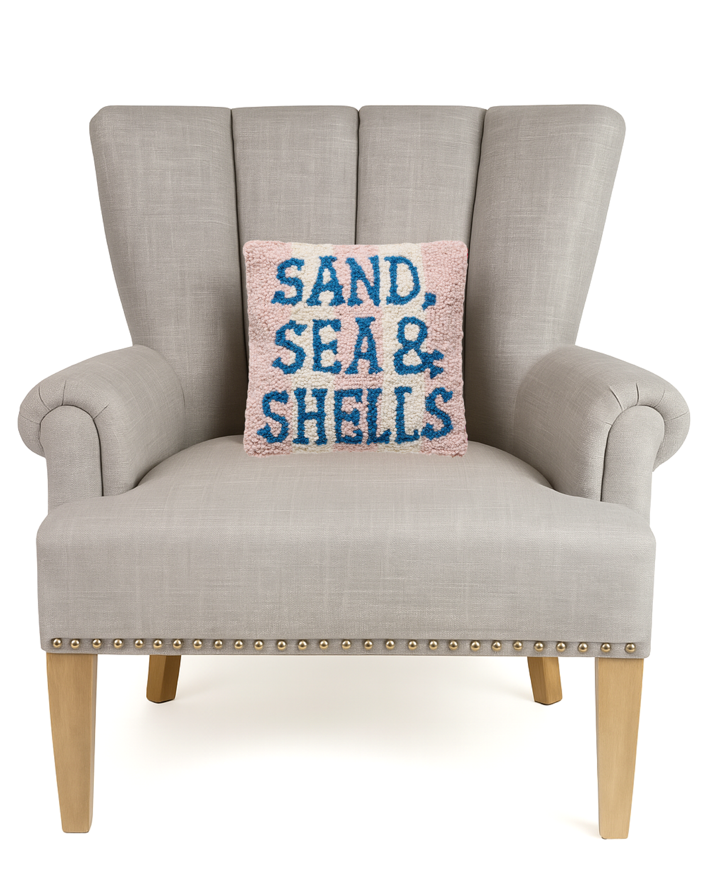 Sand Sea & Shells Hook Pillow