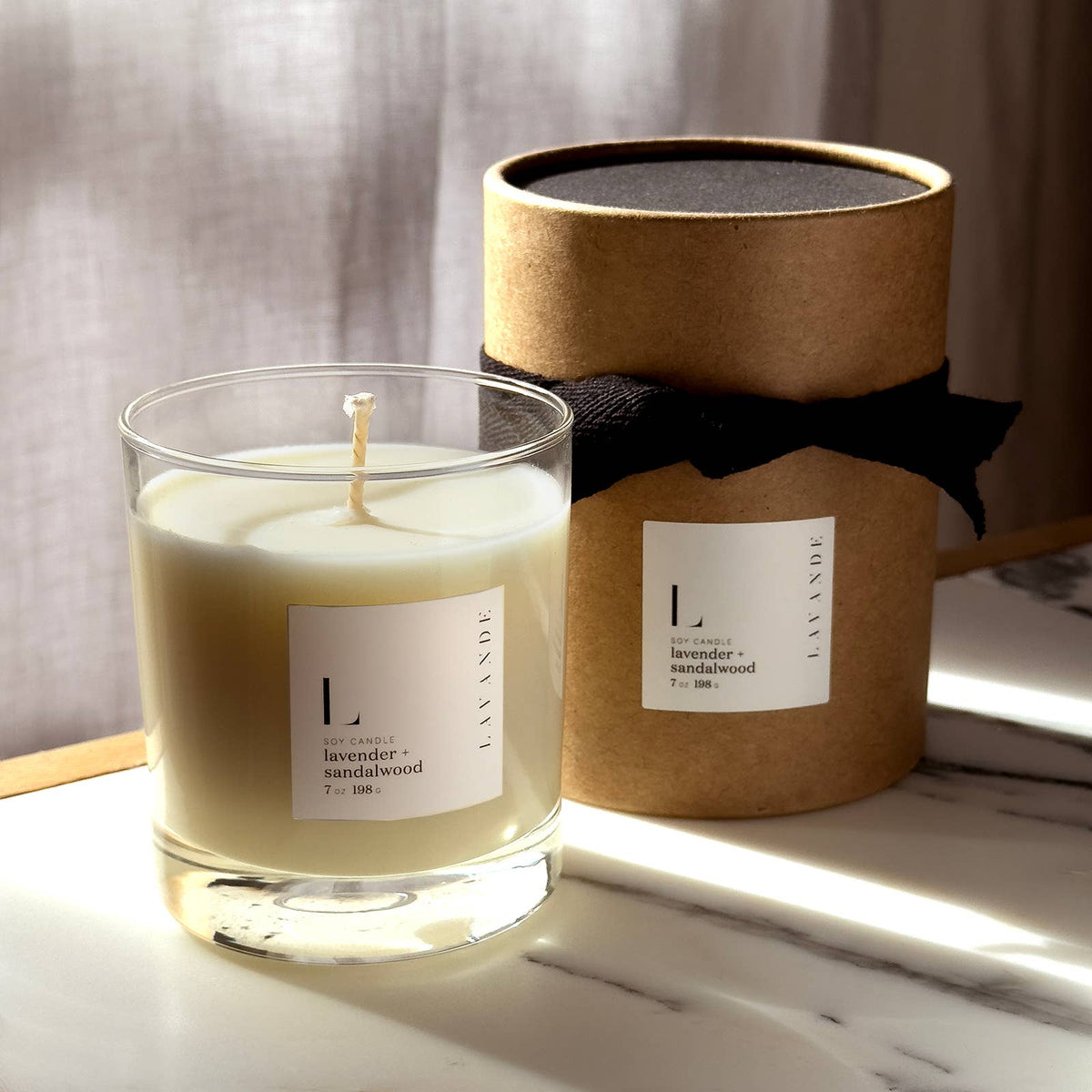 Candle - Lavender/Sandalwood Soy Candle 7oz