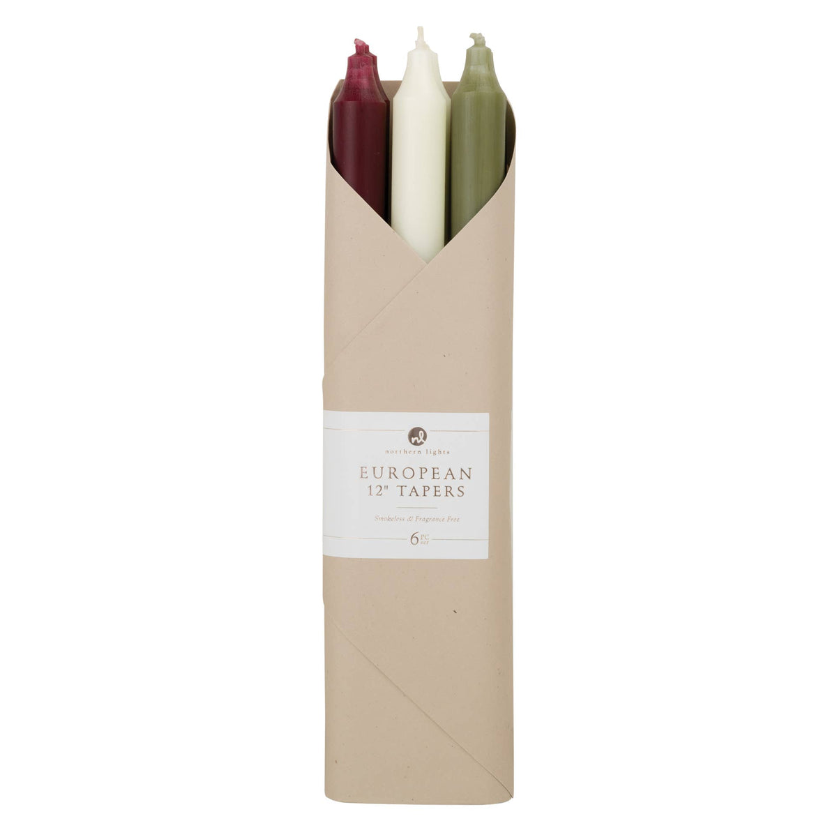 12" Taper Combo Candle Gift Set: Country Christmas