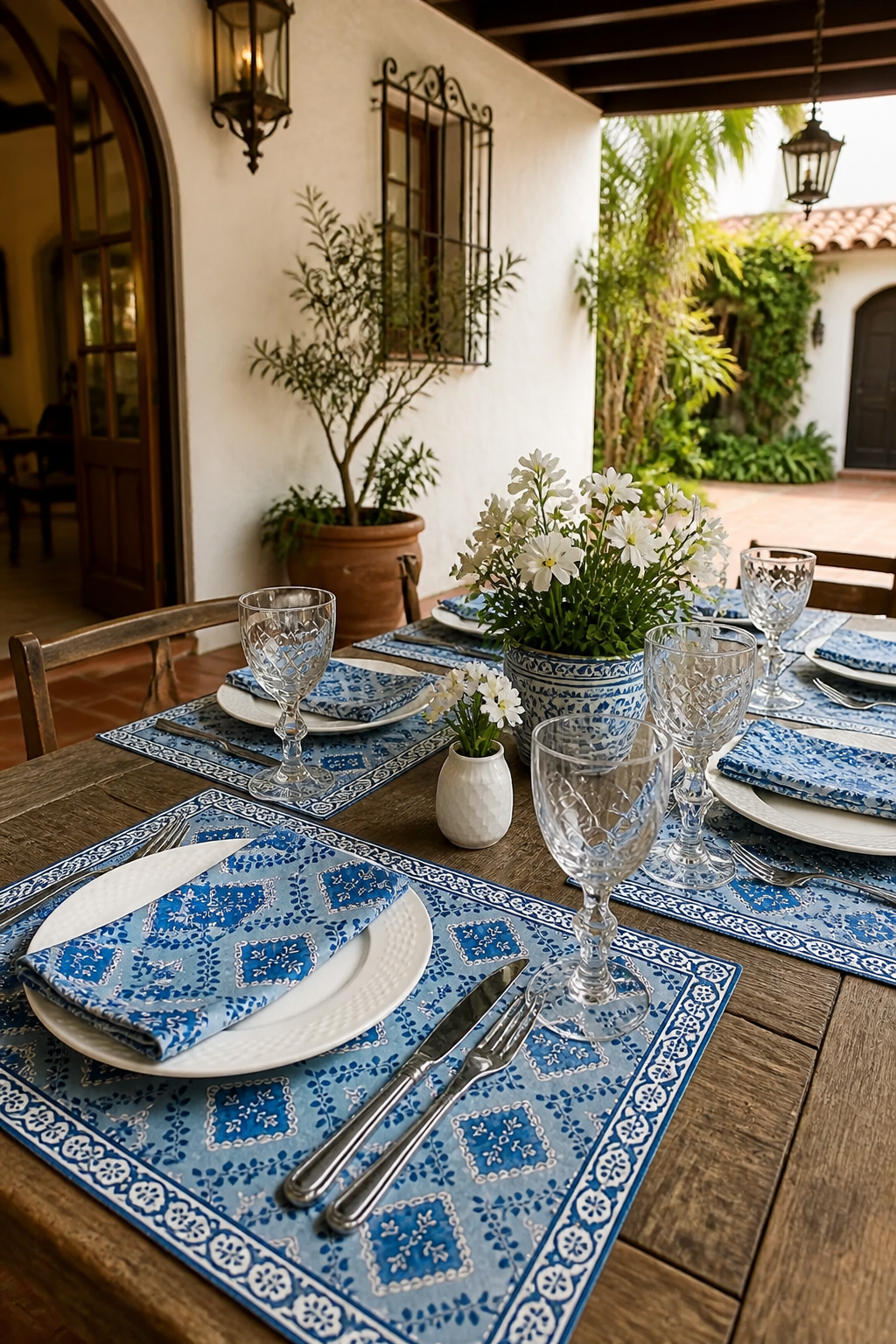 Placemat Bukhara Blue