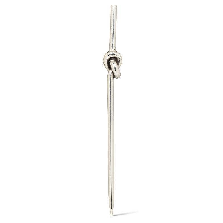 Silver Knot Cocktail Pick-5"L