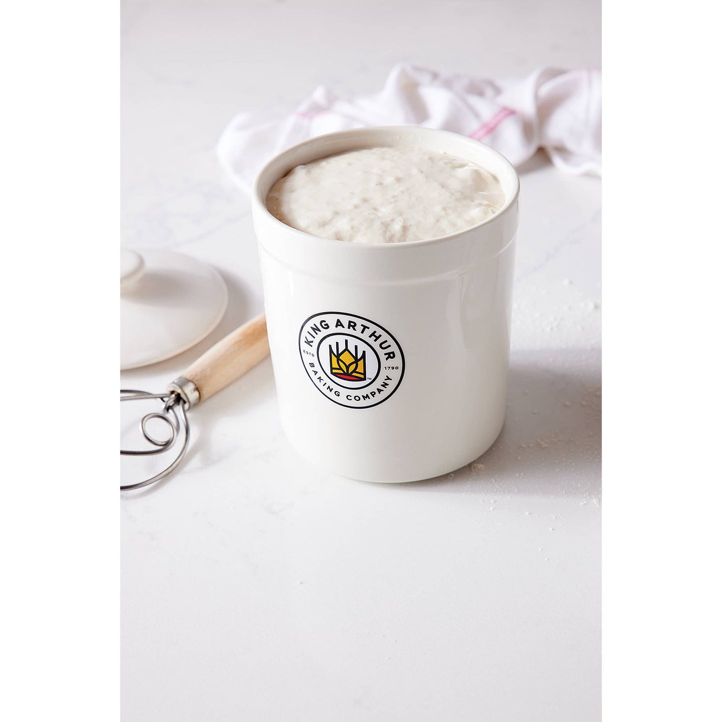 King Arthur Baking Company Classic Sourdough Crock, 1-Quart