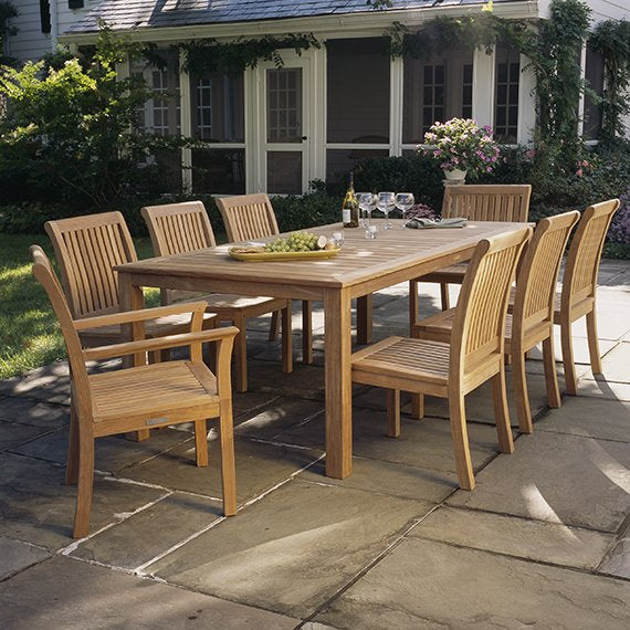 Wainscott 85" Rect Teak Dining Table
