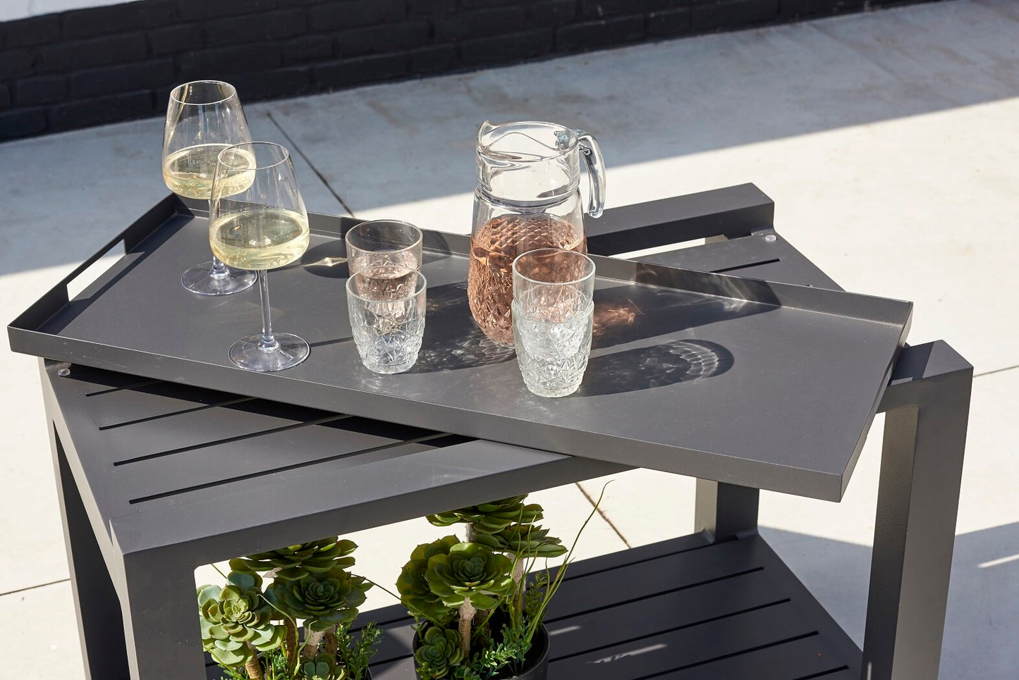 Easy Serving Trolley, White