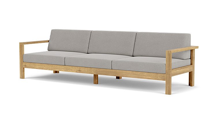 Linear Deep Seating 3-Seater with Cushion