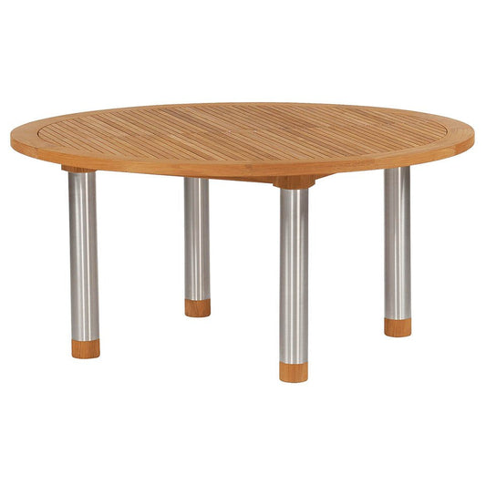 Equinox 58" Rd Teak Top Dining Table