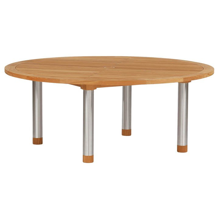 Equinox 71" Rd Teak Top Dining Table