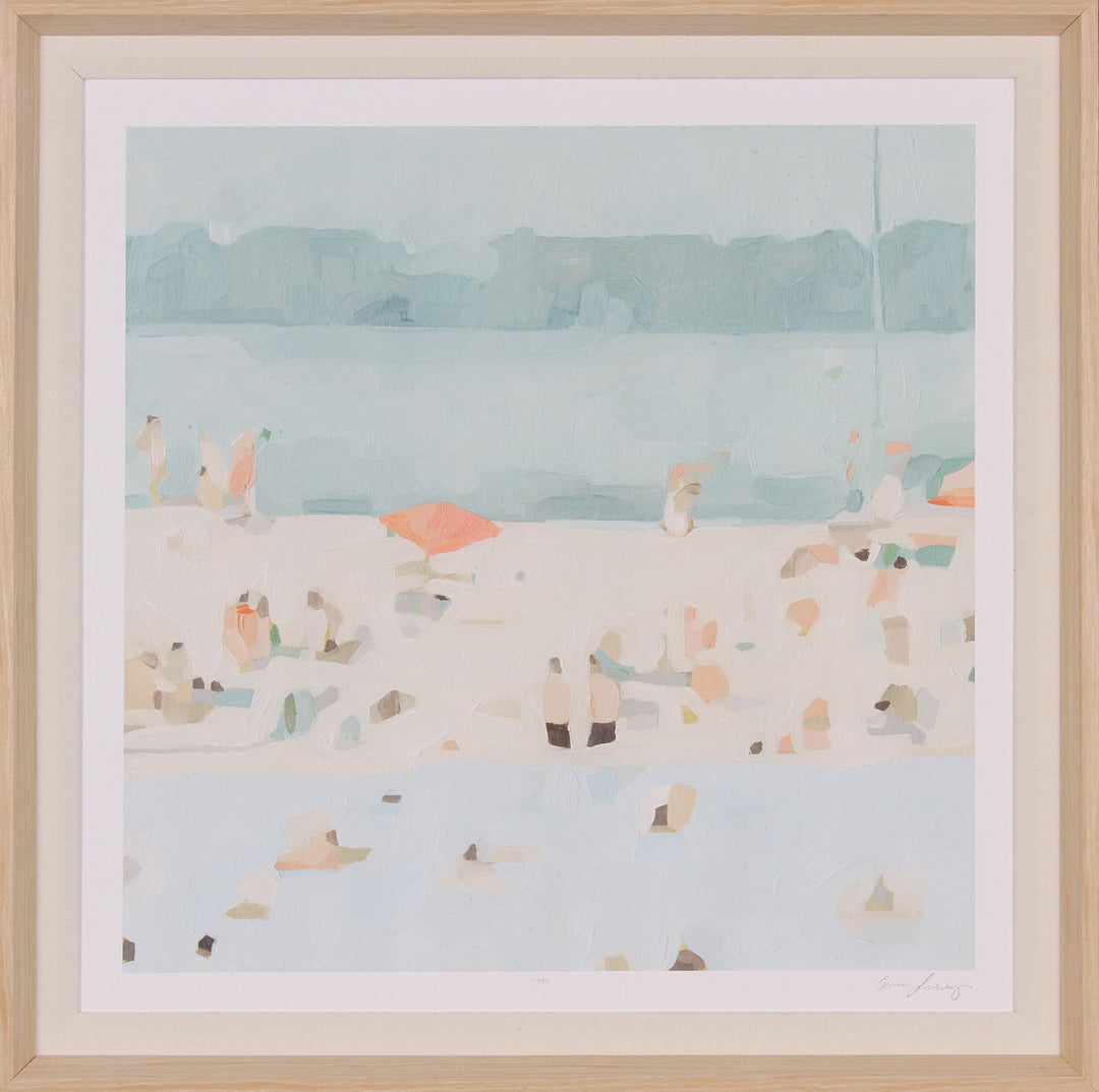 Sea Glass Sandbar Framed Prints