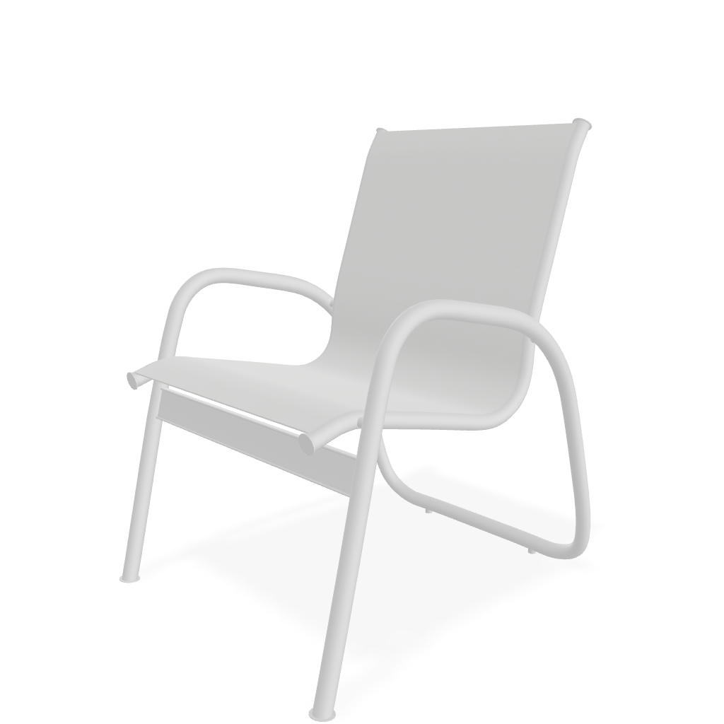 Gardenella Sling Stacking Arm Chair