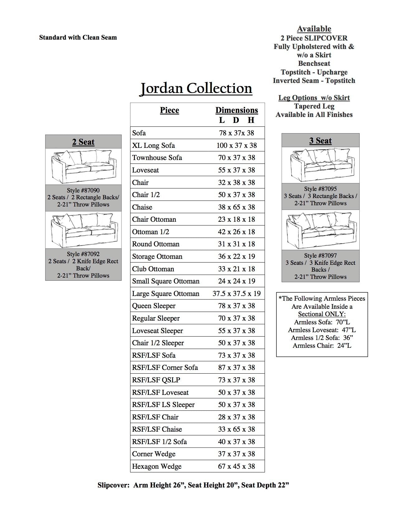 Jordan Collection by Four Seasons