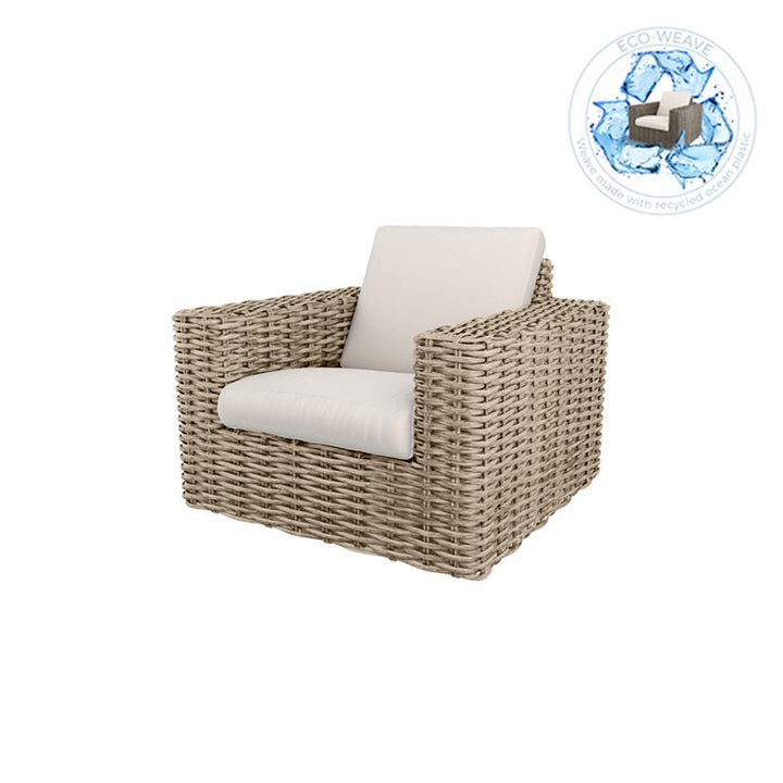 Mia Club Chair - Fog/Static Snow