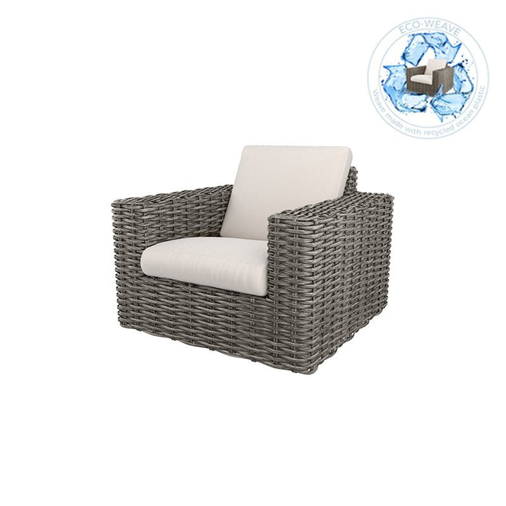 Mia Club Chair - Fog/Static Snow